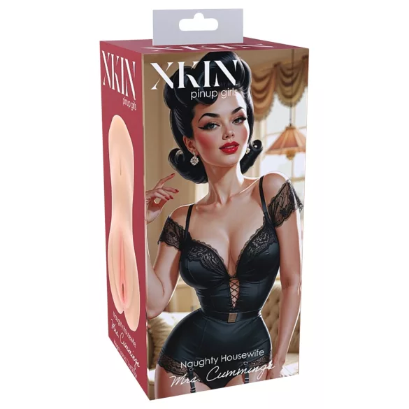 XKIN MRS Cummings - masturbador vagina realista (cor natural)