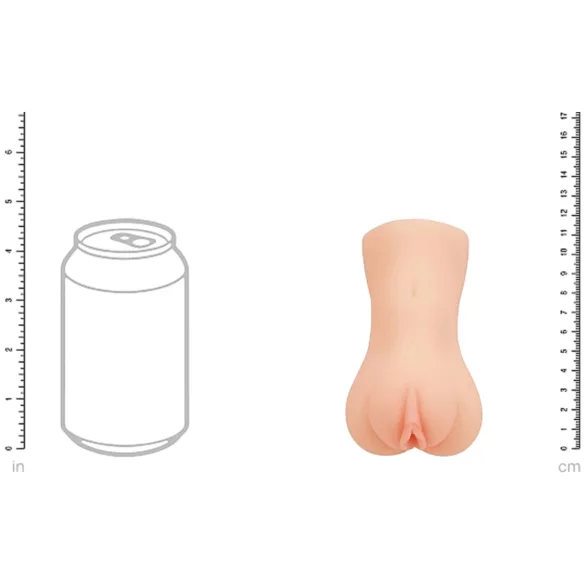 XKIN MRS Cummings - masturbador vagina realista (cor natural)