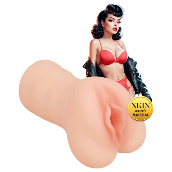 XKIN Greaser Girl Misty - vagina artificial realística para masturbação (cor natural)