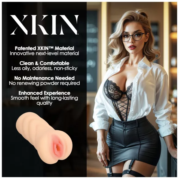 XKIN Teacher Ms Jenny - vagina masturbadora realista (cor de pele)
