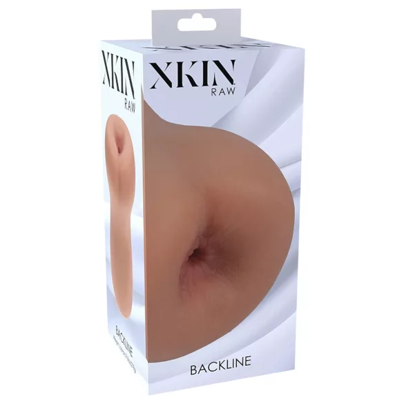 XKIN - masturbador de nádegas realistas - M (castanho escuro natural)