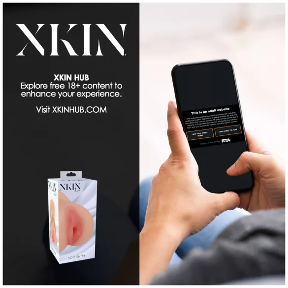 XKIN - masturbador vaginal realista - M (cor natural)