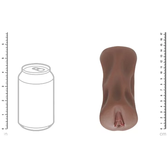 XKIN Cheerleader Cherry - vagina artificial realista masturbador (pele escura natural)