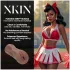 XKIN Cheerleader Cherry - vagina artificial realista masturbador (pele escura natural)
