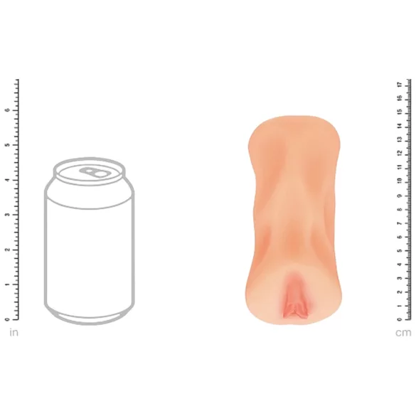 XKIN Bartender Sasha Slippernip - masturbador vagina realista (cor natural)