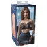 XKIN Amber Blowfiled - masturbador vagina artificial realista (cor natural)