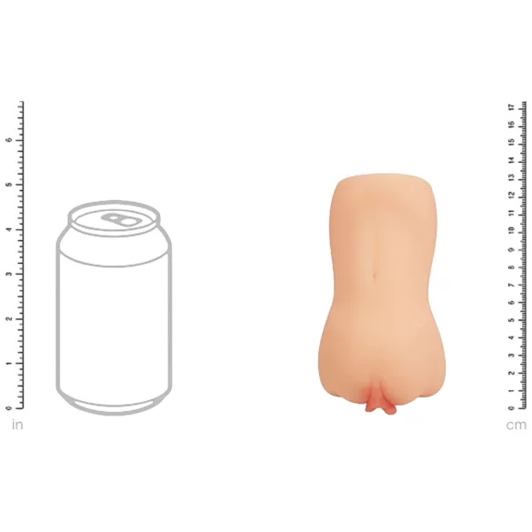XKIN Amber Blowfiled - masturbador vagina artificial realista (cor natural)