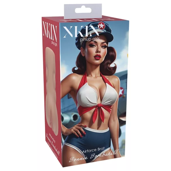 XKIN Bonnie Bombshell - masturbador vagina realista (cor natural)