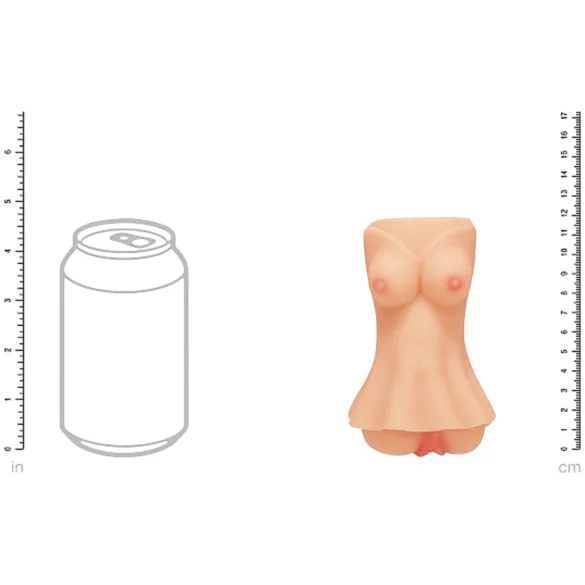 XKIN Enchantment Elise - masturbador vaginal realista (cor natural)