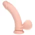 RealRock - vibrador realista de dupla densidade (cor da pele) - 20 cm