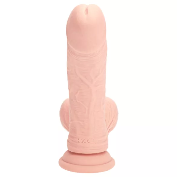 RealRock - vibrador realista de dupla densidade (cor da pele) - 20 cm