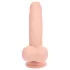 RealRock - vibrador realista de dupla densidade (cor da pele) - 20 cm