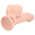 RealRock - vibrador realista de dupla densidade (cor da pele) - 20 cm