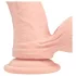 RealRock - vibrador realista de dupla densidade (cor da pele) - 20 cm