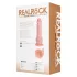 RealRock - vibrador rotativo realístico - silicone cor pele 20,5cm