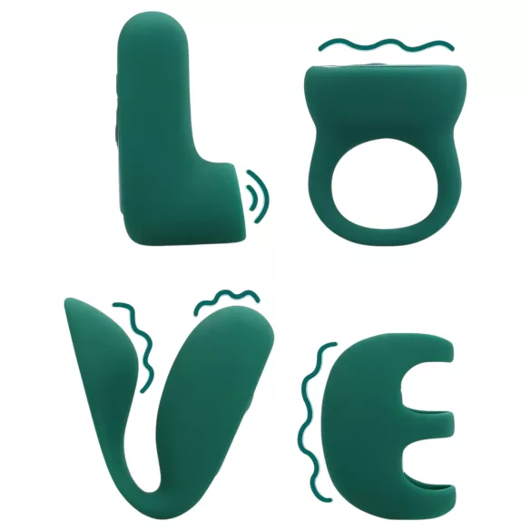 Loveline (S)explore - kit de brinquedos eróticos para casais - verde