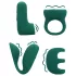 Loveline (S)explore - kit de brinquedos eróticos para casais - verde
