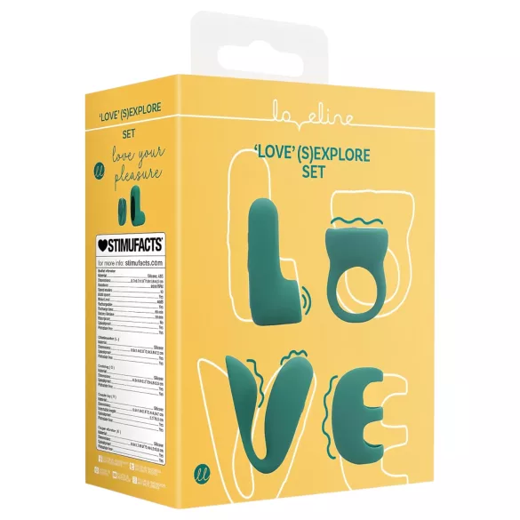 Loveline (S)explore - kit de brinquedos eróticos para casais - verde