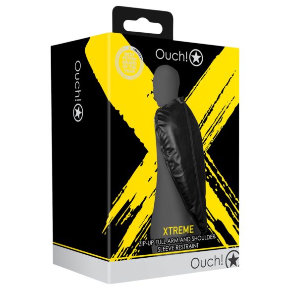 Ouch! - algema de braço traseira - couro sintético preto