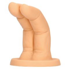 S-Line - dildo duplo dedo - silicone cor natural