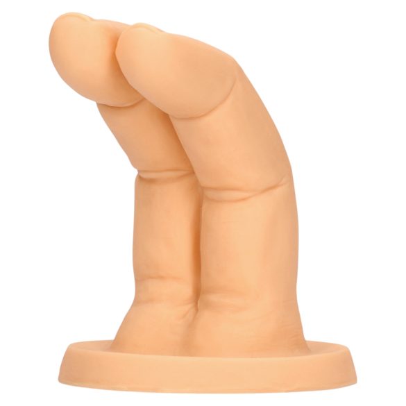 S-Line - dildo duplo dedo - silicone cor natural