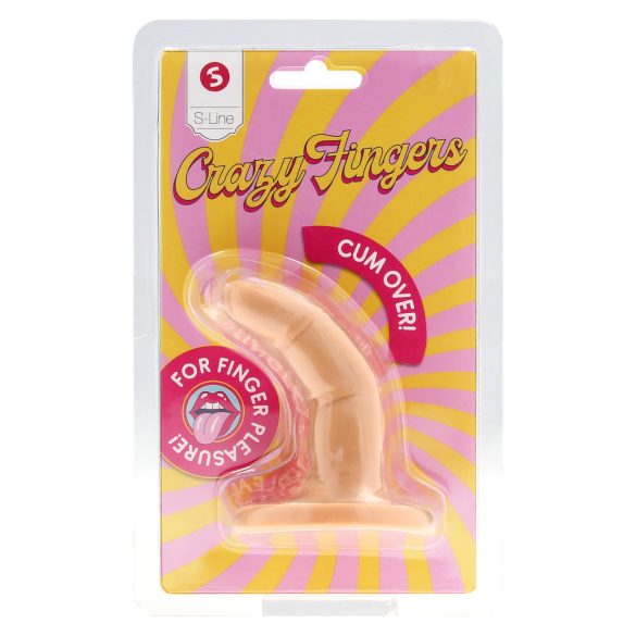 S-Line - dildo duplo dedo - silicone cor natural