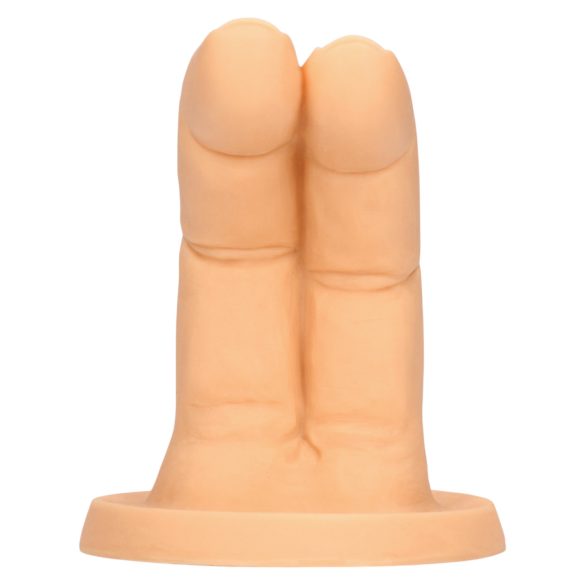 S-Line - dildo duplo dedo - silicone cor natural