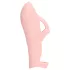Loveline - vibrador de dedo com textura - silicone rosa