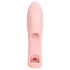 Loveline - vibrador de dedo com textura - silicone rosa