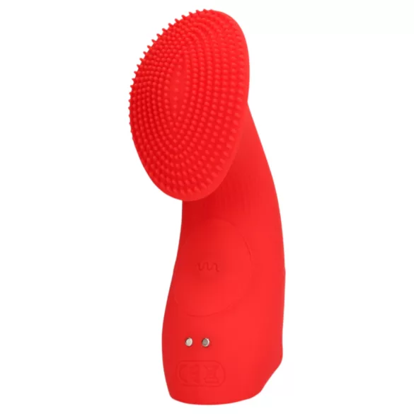 Loveline - vibrador de dedo estimulador - silicone vermelho