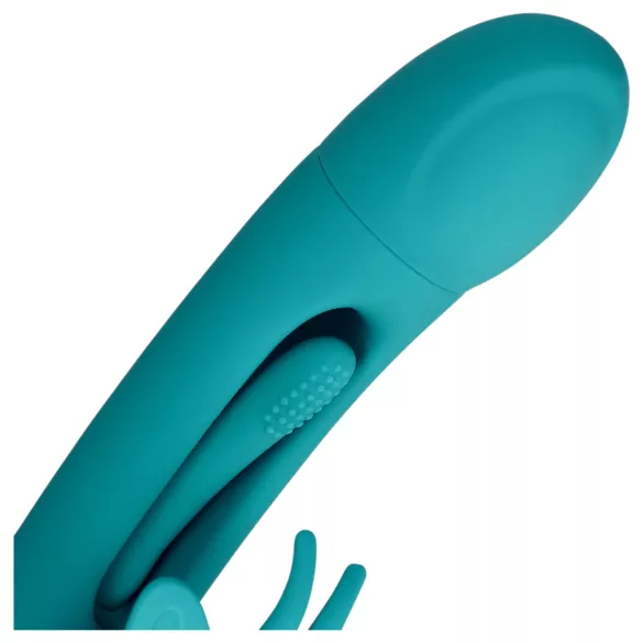 Loveline - vibrador borboleta com língua - silicone turquesa