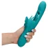 Loveline - vibrador borboleta com língua - silicone turquesa