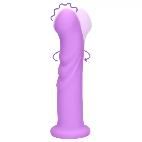 Loveline - vibrador rotativo recarregável - silicone rosa