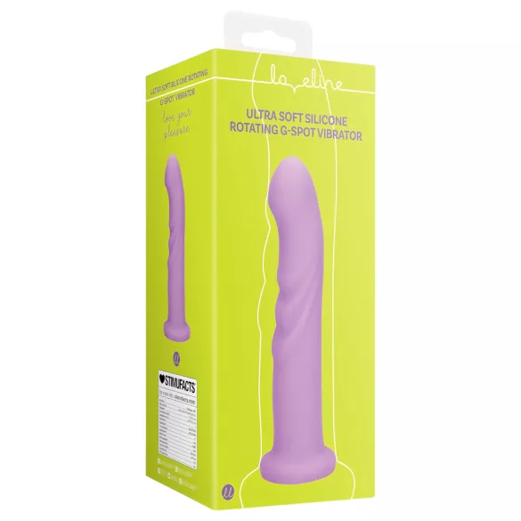 Loveline - vibrador rotativo recarregável - silicone rosa