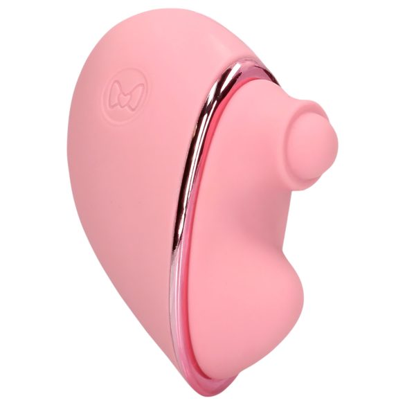 Loveline Tapping Heart - vibrador estimulador de clitóris recarregável - rosa