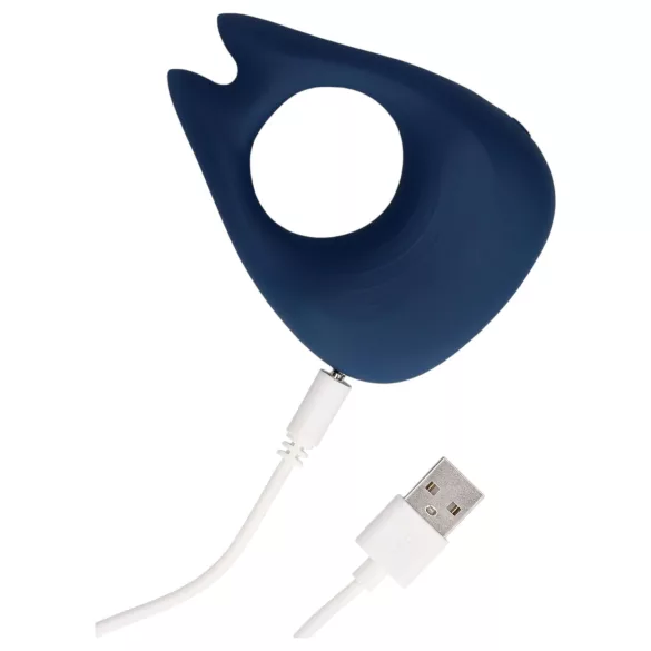 Loveline - anel peniano vibratório recarregável - silicone azul