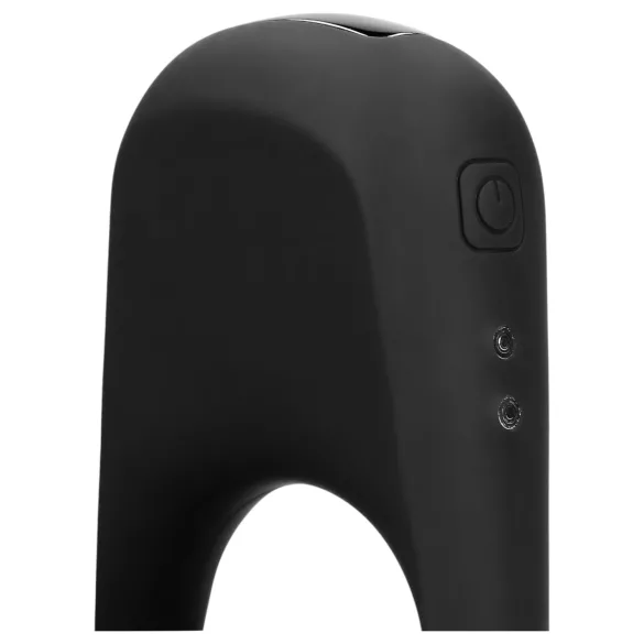 Loveline - anel peniano vibratório recarregável - silicone preto
