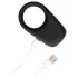 Loveline - anel peniano vibratório recarregável - silicone preto