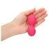 Loveline - bola vaginal vibratória texturizada - silicone rosa