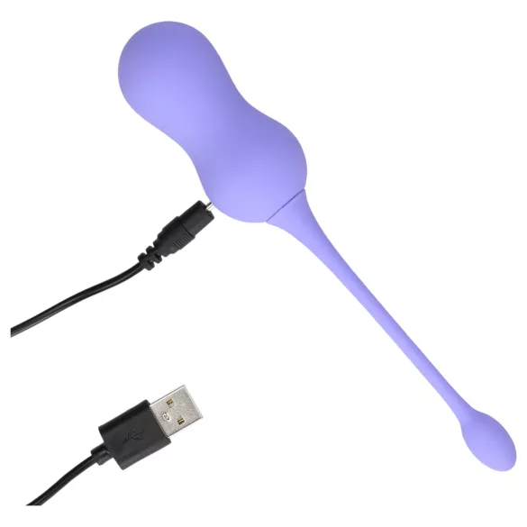 Loveline - bola tailandesa vibratória recarregável com controle remoto - lilás