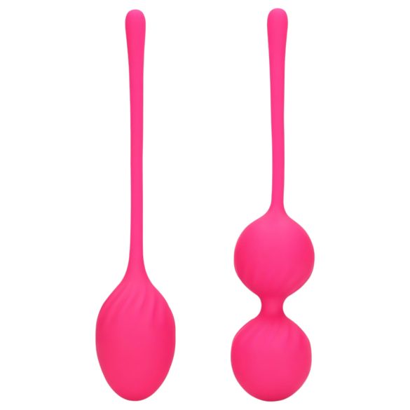 Loveline - bolas kegel com peso - kit 2 peças - rosa