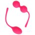 Loveline - bolas kegel com peso - kit 2 peças - rosa