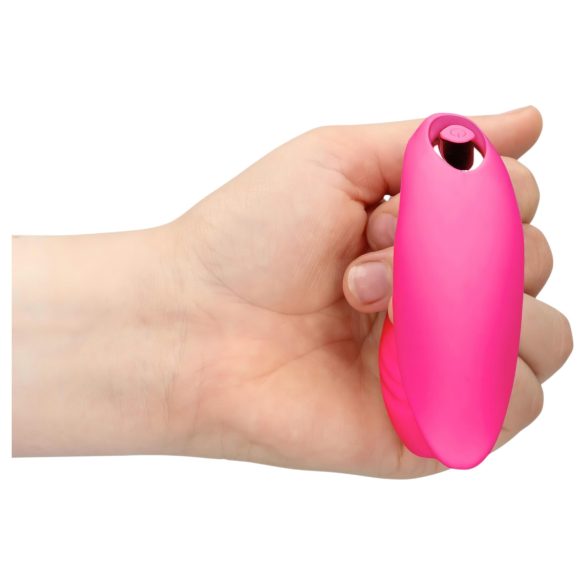 Loveline - vibrador casal recarregável com controle sem fio - silicone rosa