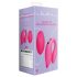 Loveline - vibrador casal recarregável com controle sem fio - silicone rosa