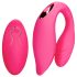 Loveline - vibrador casal recarregável com controle sem fio - silicone rosa