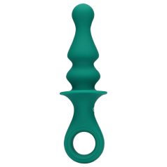 Loveline - vibrador anal recarregável com pérolas - verde