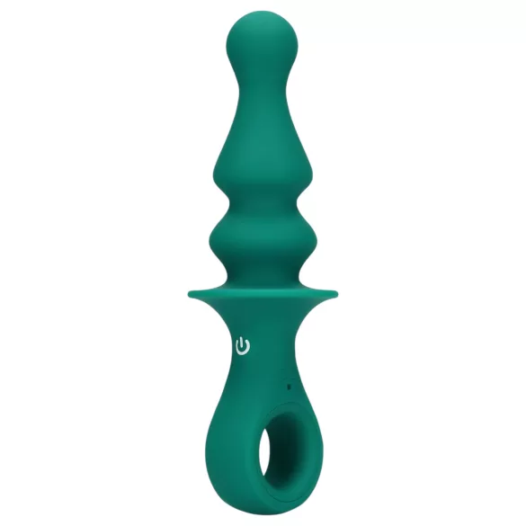Loveline - vibrador anal recarregável com pérolas - verde
