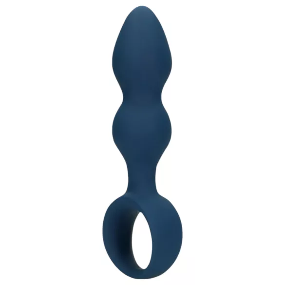 Loveline - dildo anal com anel - tamanho médio - azul