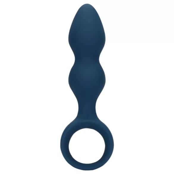 Loveline - dildo anal com anel - tamanho médio - azul