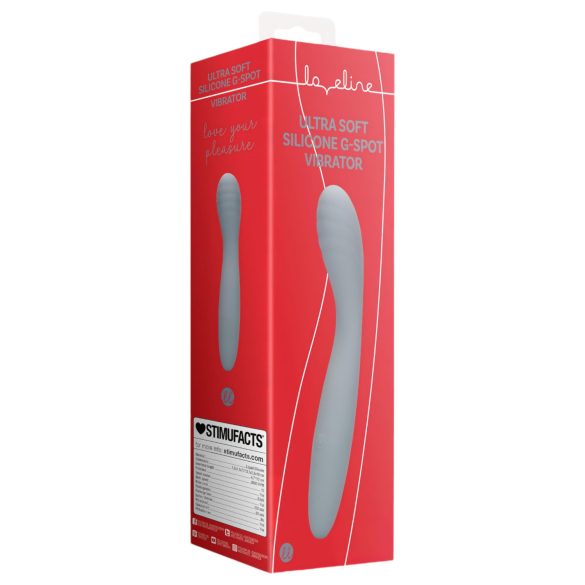 Loveline - vibrador ponto G recarregável - silicone cinza